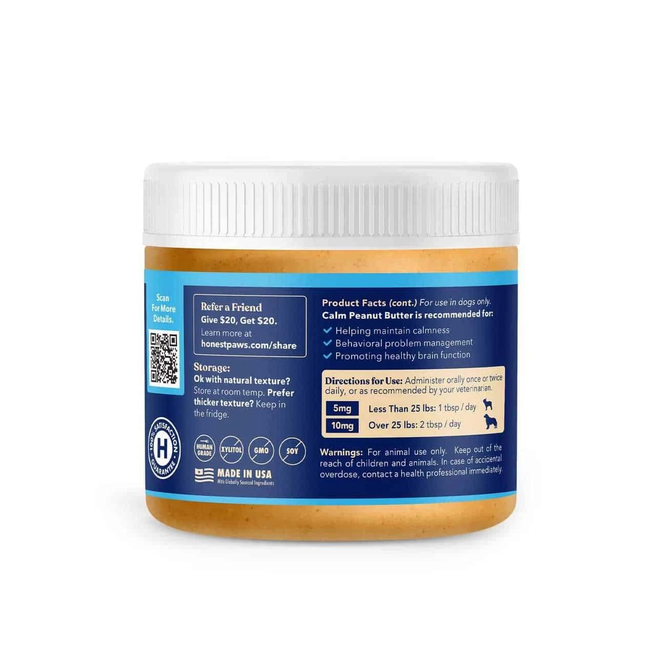 Honest Paws CBD-Infused Peanut Butter For Dogs 4 Honest Paws CBD-Infused Peanut Butter For Dogs - Image 2