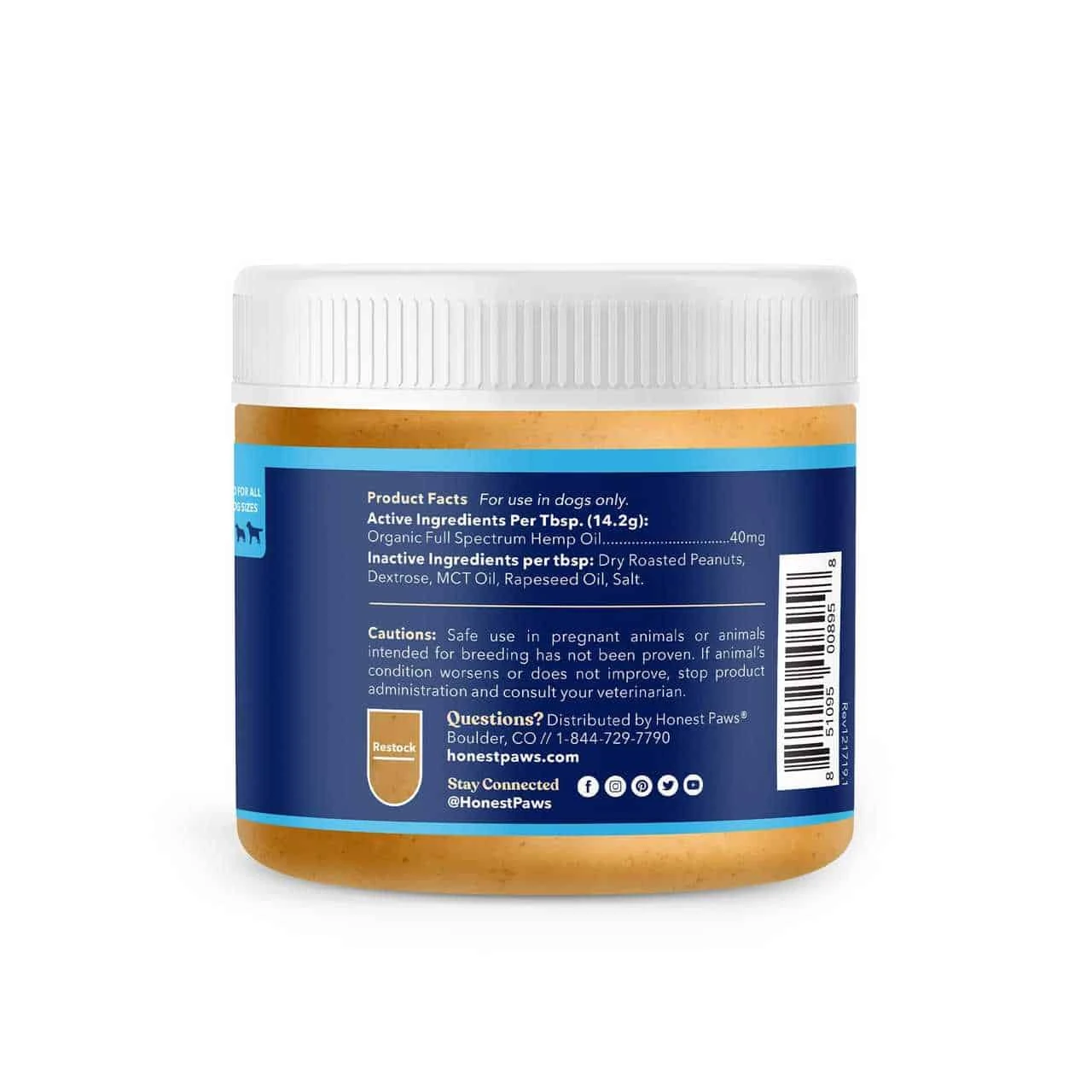 Honest Paws CBD-Infused Peanut Butter For Dogs 5 Honest Paws CBD-Infused Peanut Butter For Dogs - Image 3