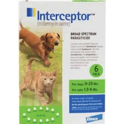 Interceptor® Oral Preventative For Dogs 11-25 Lbs 6 Pack