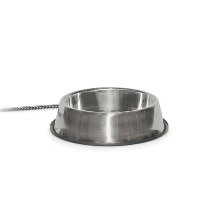 Stainless Steel Heated Pet Bowl 102 Oz 5 Stainless Steel Heated Pet Bowl 102 Oz - Image 3
