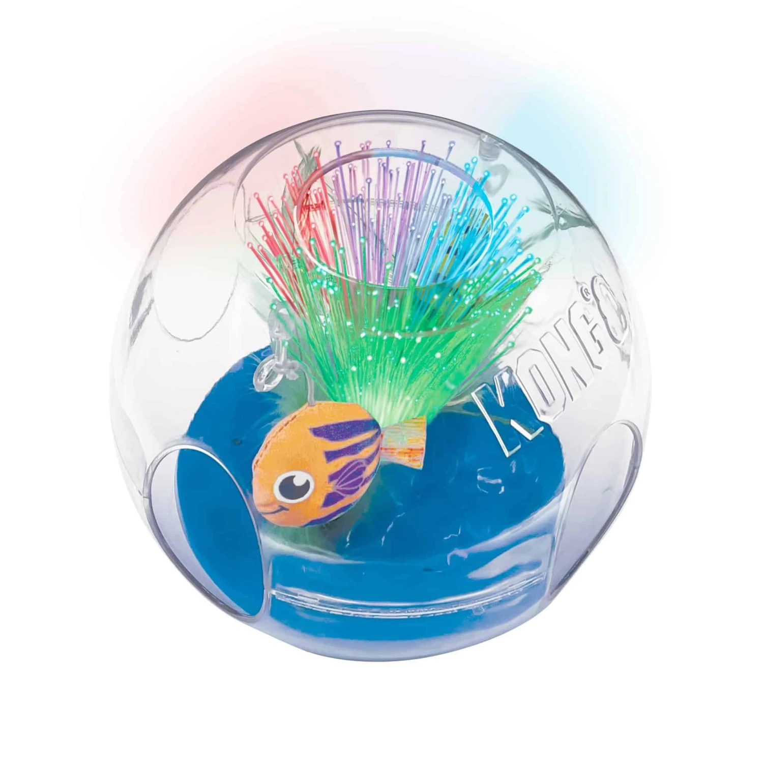 KONG Glow Bat-A-Bout Fish Bowl Cat Toy 3 KONG Glow Bat-A-Bout Fish Bowl Cat Toy