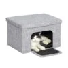 Midwest Nuvo Curious Cube Cat House 2 Midwest Nuvo Curious Cube Cat House -UPCO Popular Shop Kitty Cat Condo