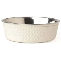 Kona Bowl Stainless Steel Large White Food Bowl