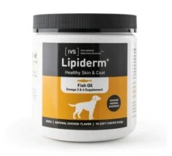 International Veterinary Services Lipiderm Fish Oil Soft Chews 90 Ct