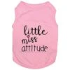 Little Miss Attitude Pink Dog T-Shirt -UPCO Popular Shop Little Miss Attitude WEB