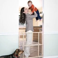 Evenflo® Position&Lock® Wide And Tall® Gate (Safety Gates – Plastic Mesh) – 32″h X 31″to 50″w