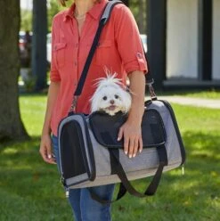 MidWest Duffy Gray Expandable Pet Carrier – Medium 10 MidWest Duffy Gray Expandable Pet Carrier – Medium -UPCO Popular Shop Midwest Duffy Medium Carrier Gray 2