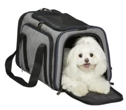 MidWest Duffy Gray Expandable Pet Carrier – Medium