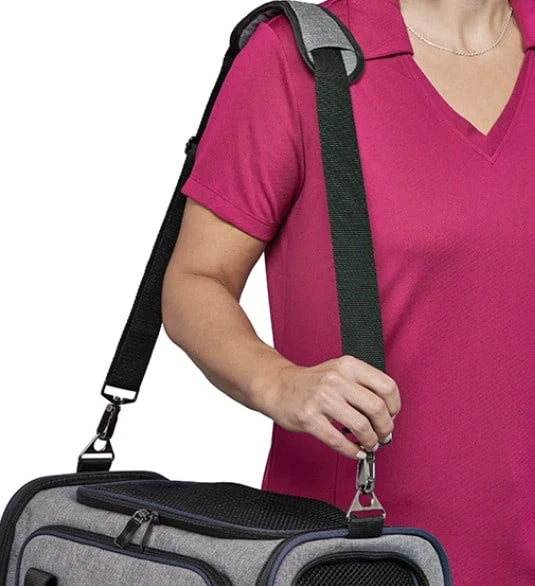 MidWest Duffy Gray Expandable Pet Carrier – Medium 6 MidWest Duffy Gray Expandable Pet Carrier – Medium - Image 4