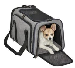 MidWest Duffy Gray Expandable Pet Carrier – Large