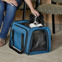 MidWest Duffy Blue Expandable Pet Carrier – Large -UPCO Popular Shop Midwest Duffy Medium Carrier Gray LARGE 3