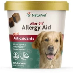 NaturVet Aller-911 Plus Antioxidants Soft Chews For Dogs 70 Ct