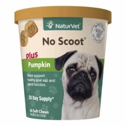 NaturVet No Scoot Soft Chews For Dogs 60 Ct