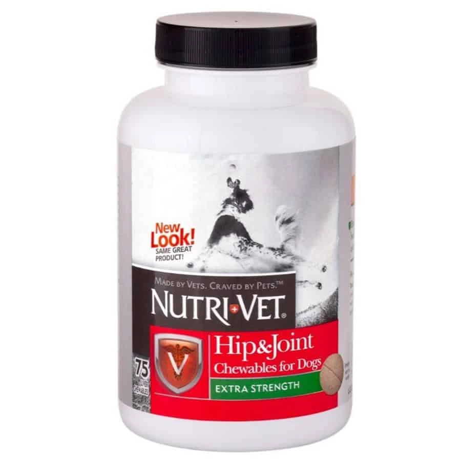 Nutri-Vet Hip & Joint Chewables Extra Strength 120 Ct 3 Nutri-Vet Hip & Joint Chewables Extra Strength 120 Ct