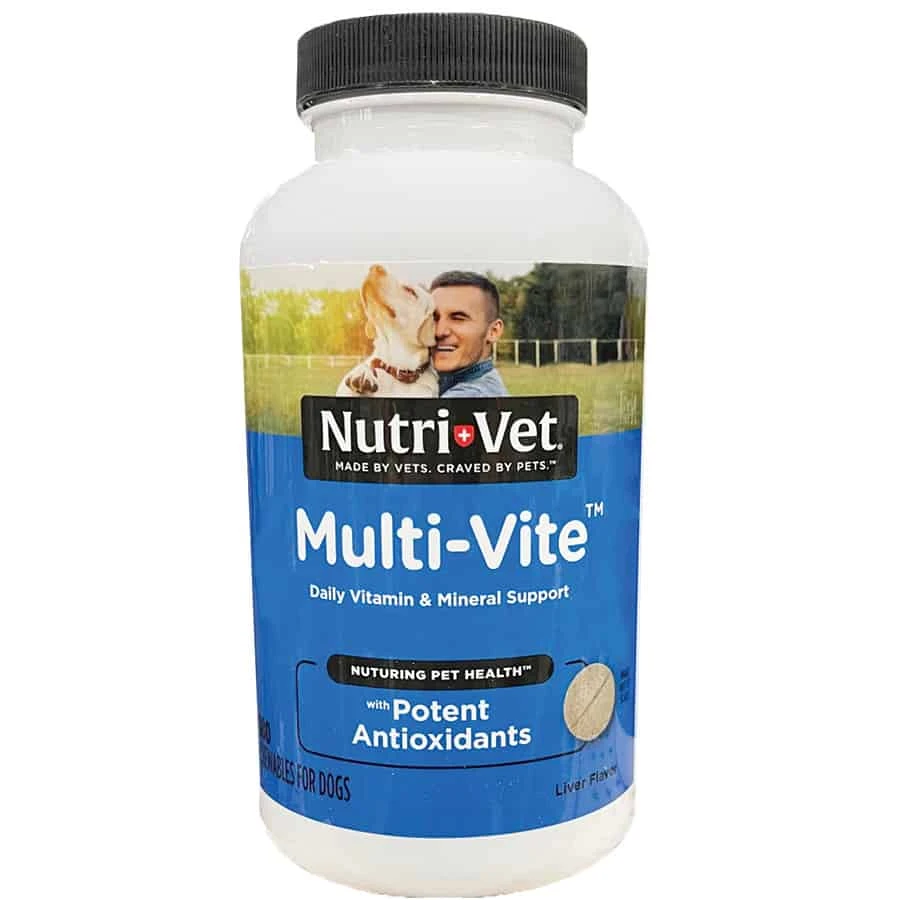 Nutri-Vet Multi-Vite Chewable For Dogs 180 Ct 3 Nutri-Vet Multi-Vite Chewable For Dogs 180 Ct