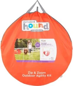 Outward Hound Zip & Zoom Outdoor Dog Agility Training Kit -UPCO Popular Shop OH Outdoor Agility Kit 2