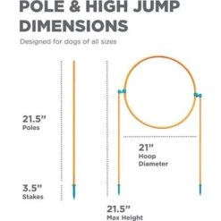 Outward Hound Zip & Zoom Outdoor Dog Agility Training Kit -UPCO Popular Shop OH Outdoor Agility Kit 3