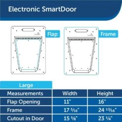 Pet Safe® Electronic Smart Door Large -UPCO Popular Shop PetSafe Smart Key Dog Door 3