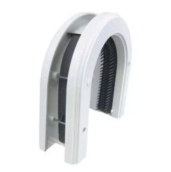 Cathole Plastic Arched Indoor Cat Door -UPCO Popular Shop Plastic Cathole Door White 2 WEB