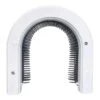 Cathole Plastic Arched Indoor Cat Door -UPCO Popular Shop Plastic Cathole Door White WEB