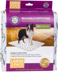 PoochPad® Reusable Potty Pad – LARGE 2 Pack
