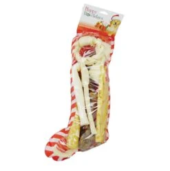 Christmas Rawhide Stocking For Dogs 11ct.