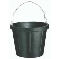 Molded Rubber Bucket 8 Qt