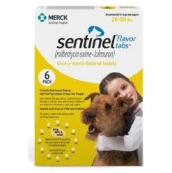 Sentinel® Flavor Tabs® For Dogs 26-50 Lbs 6 Pack