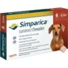 ZOETIS Simparica Chewable Tablets For Dogs 11.1-22 Lbs 6 Pack -UPCO Popular Shop Simparica 11.1 22 lbs 6 Pk WEB