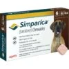 ZOETIS Simparica Chewable Tablets For Dogs 88.1-132 Lbs 6 Pack -UPCO Popular Shop Simparica 88.1 132 lbs 6 pk WEB