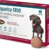 ZOETIS Simparica Trio Chewable Tablets For Dogs 88.1-132 Lbs 6 Pack