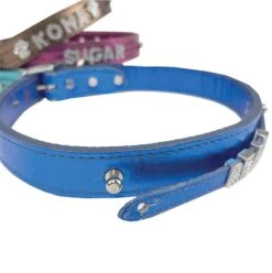 Customizable Metallic Leather Slider Collar 1″ 14 Customizable Metallic Leather Slider Collar 1″ -UPCO Popular Shop Slider Collar Feature 1WEB