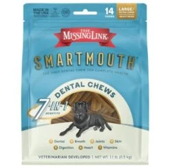 Missing Link Smartmouth Dental Chews LRG-XL 28 Ct