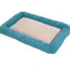 Petmate SnooZZy Kennel Crate Mat Dog Bed -UPCO Popular Shop Snoozy Chenille Bumper Kennel mat Teal