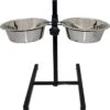Stainless Steel Double Diner Food Bowls -UPCO Popular Shop Stainless Steel Double Diner 2 quart