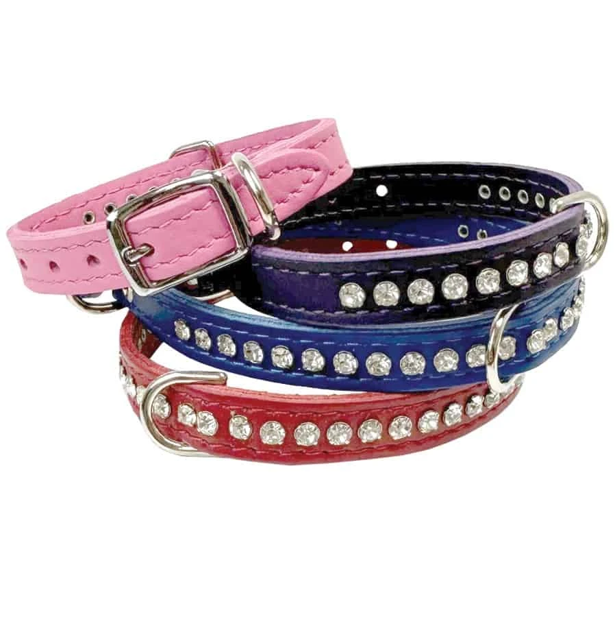 OmniPet Signature Leather Crystal Pet Collar 3 OmniPet Signature Leather Crystal Pet Collar