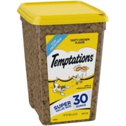 Mars Temptations Tasty Chicken Flavor Cat Treats 30 Oz