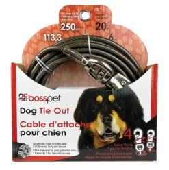 Boss Pet Dog Tie Out Cable -UPCO Popular Shop Tie Out 2XL WEB