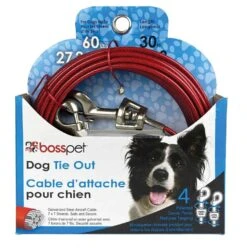 Boss Pet Dog Tie Out Cable -UPCO Popular Shop Tie Out L WEB