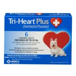 Tri-Heart® Plus Chewable Heartworm Tablets For Dogs Up To 25 Lbs 6 Pack