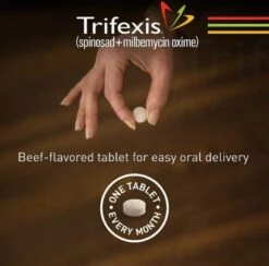 Trifexis Chewable Flea & Heartworm Tablets For Dogs 5-10 Lbs 6 Pack -UPCO Popular Shop Trifexis INFO5 1