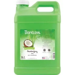 TropiClean Deodorizing Aloe & Coconut Pet Shampoo 2.5 Gallon