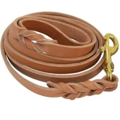 Twisted Latigo Leash – Brown