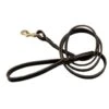Twisted Black Latigo Dog Leash 1″ X 6′ -UPCO Popular Shop Twisted Latiago Black Leather Leash 5 8 inch x 6 foot