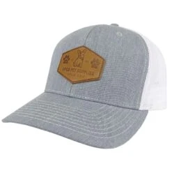 Richardson UPCO Dog Brand Logo Leather Patch Cap