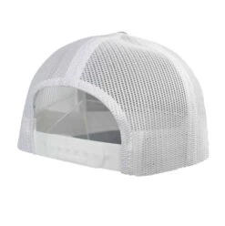 Richardson UPCO Dog Brand Logo Leather Patch Cap -UPCO Popular Shop UPCO Gray Whtie Patch Hat back web