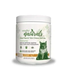 Vetality Naturals Oral Flea & Tick Chews For Cats 120 Ct