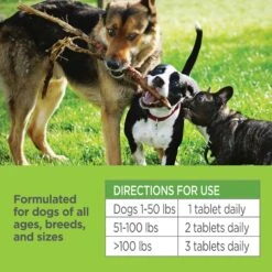 Vetality Naturals Oral Flea & Tick Chews For Dogs 120 Ct -UPCO Popular Shop Vet Nat Flea Tick Chews Dog INFO4