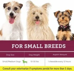 Vetality Canine Aspirin Chewable Tablets 51-120 Lb 120 Ct -UPCO Popular Shop Vetality Canine Aspirin INFO2
