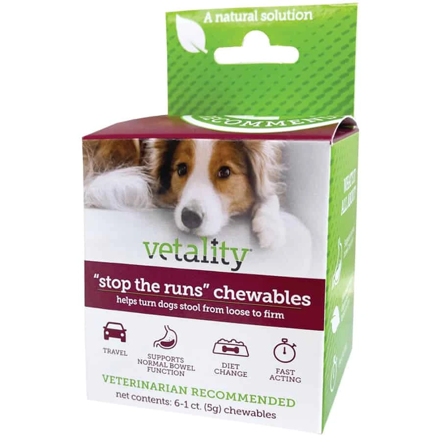 Vetality Stop The Runs Chewables 6 Ct 3 Vetality Stop The Runs Chewables 6 Ct
